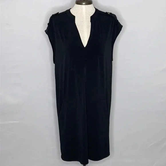 Robert Rodriguez June Dress in Smudge Black - LG - Picture 1 of 9
